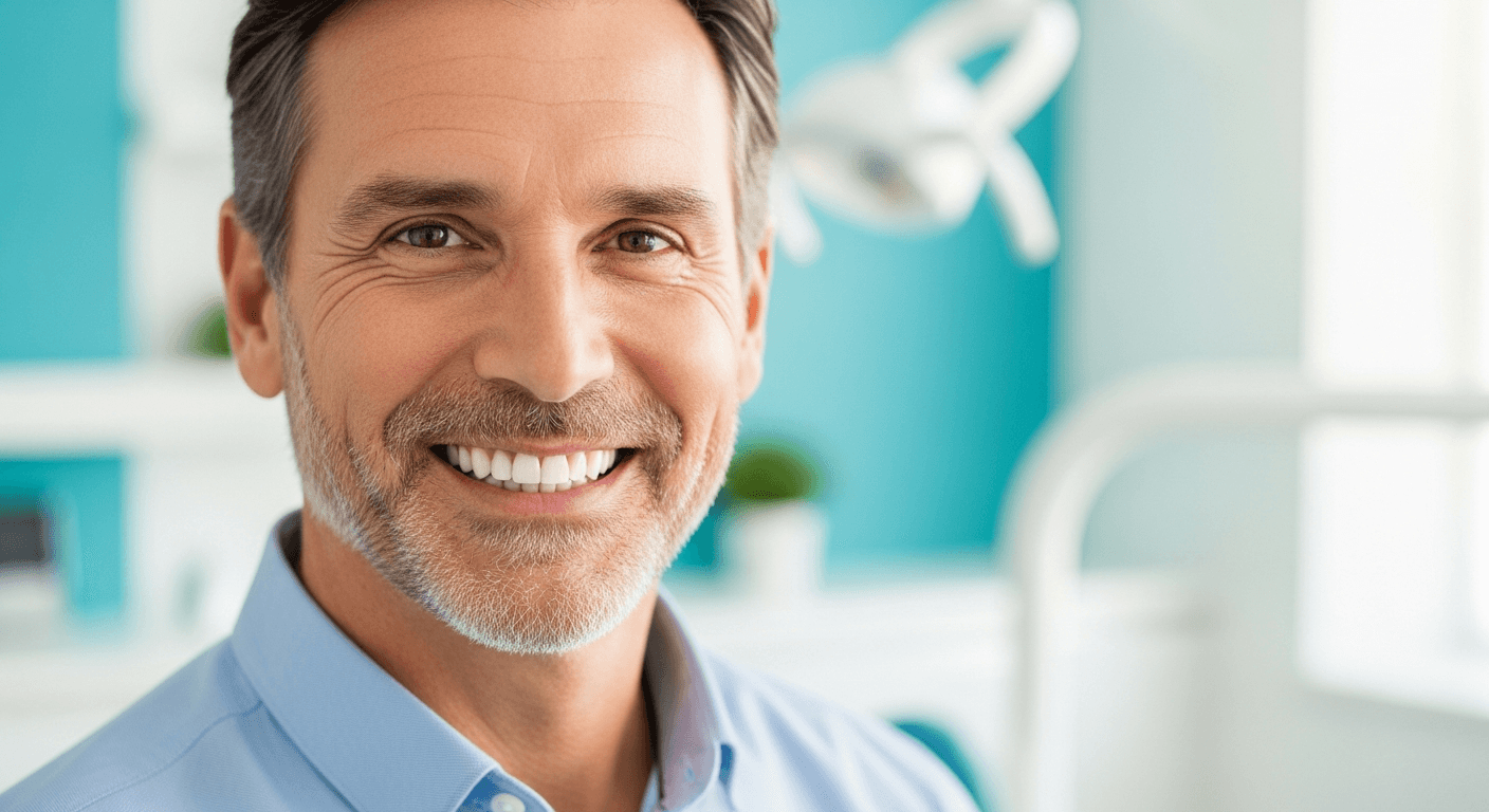 A natural-looking full-arch result with a zirconia prosthesis