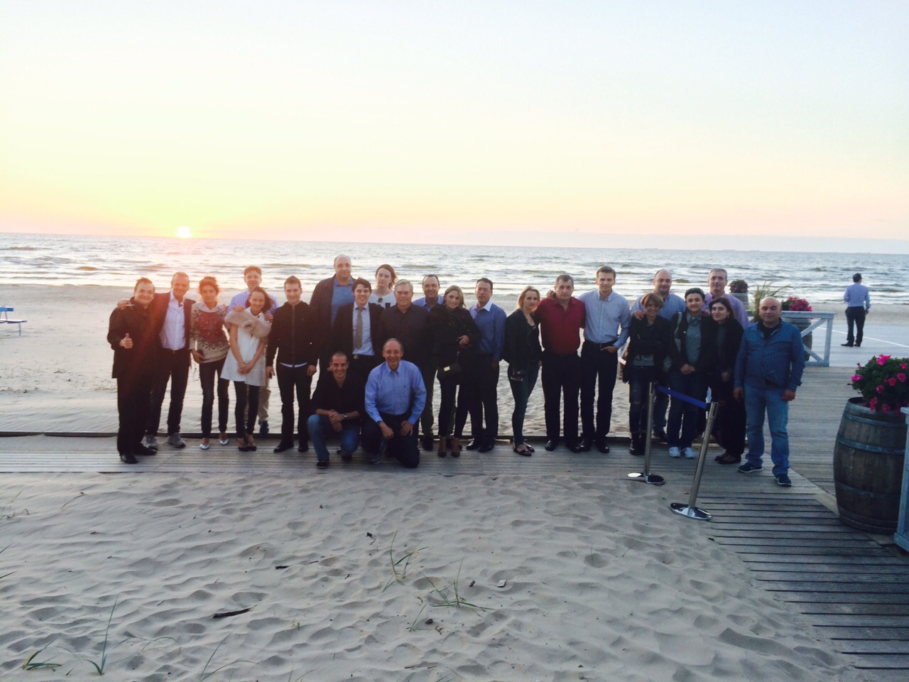 Group photo in Jurmala, Latvia at the Baltic Sea Orthognathic Conference